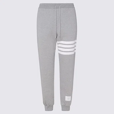 Thom Browne Jogger Trousers 4 Bar In Grey
