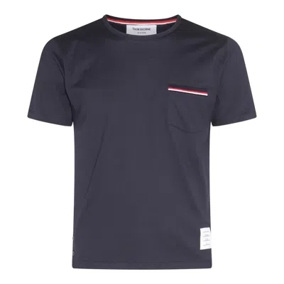 Thom Browne Oversized Short Sleeves T-shirt In Black