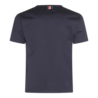 Thom Browne Oversized Short Sleeves T-shirt In Black