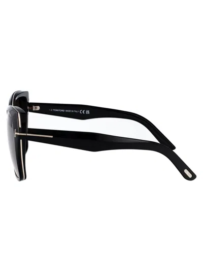 Tom Ford Plum Sunglasses In Black