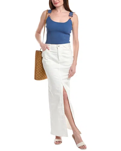 Staud X Wrangler The Maxi Skirt In White