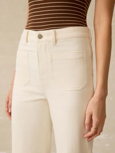 Faherty Stretch Terry Patch Pocket Ankle Pants