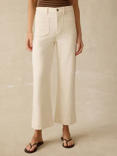 Faherty Stretch Terry Patch Pocket Ankle Pants