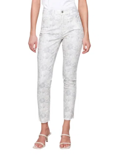 Charlie B Printed Twill Pants In Mirage