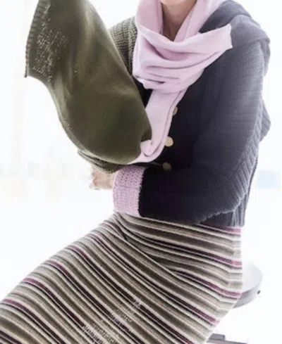 Lisa Todd Color Crush Scarf In Kale Combo