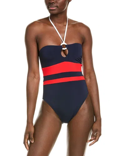 Robin Piccone Babe Bandeau One-piece In Multi