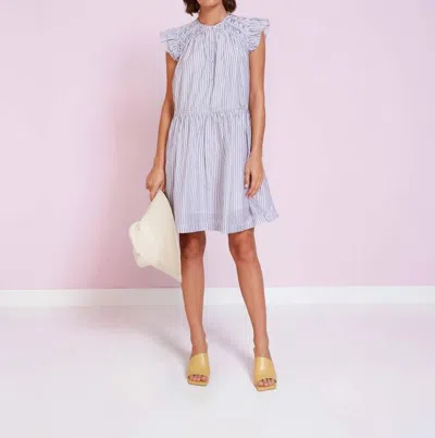 Magali Pascal Valeria Dress In Blue Stripe
