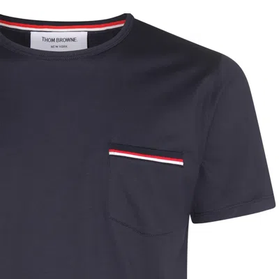 Thom Browne Jersey Cotton Short Sleeve Pocket Tee