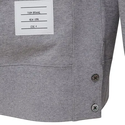 Thom Browne Loopback Jersey Knit 4-bar Crewneck Sweatshirt