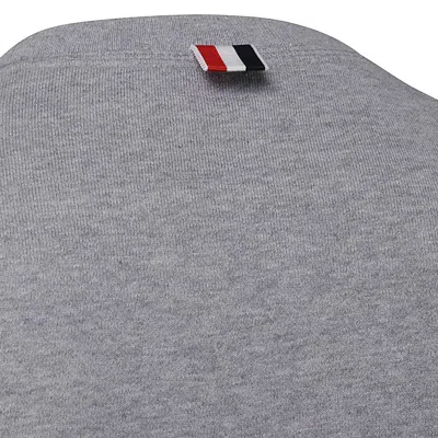 Thom Browne Loopback Jersey Knit 4-bar Crewneck Sweatshirt
