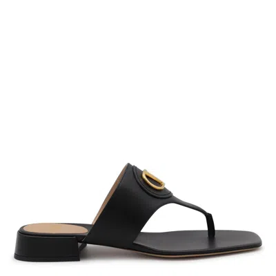 Valentino Vlogo Signature Leather Sandal