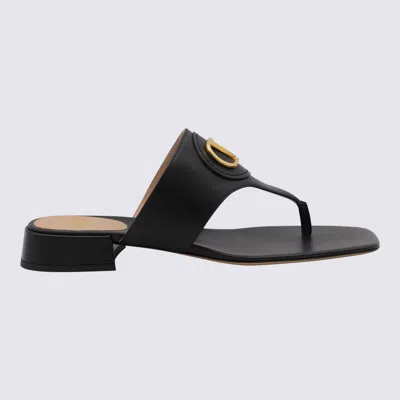 Valentino Vlogo Signature Leather Sandal