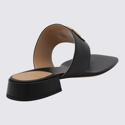 Valentino Vlogo Signature Leather Sandal