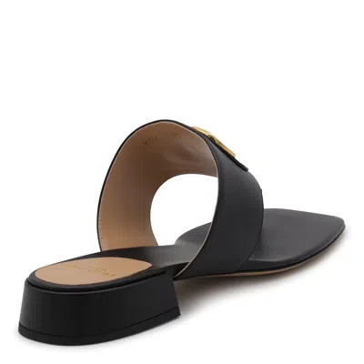 Valentino Vlogo Signature Leather Sandal