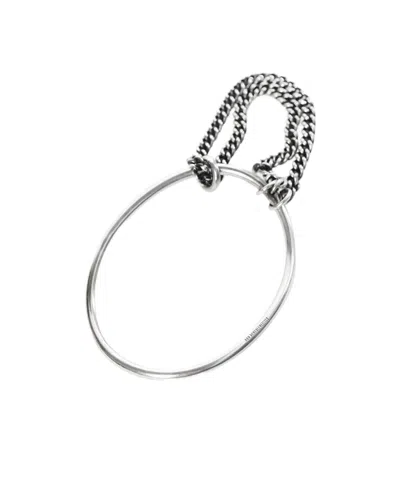 Ann Demeulemeester Vokko Bangle With Chain