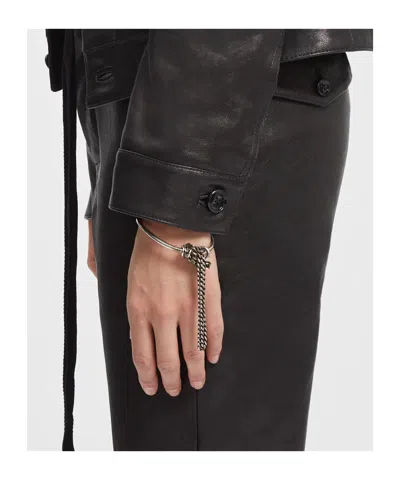Ann Demeulemeester Vokko Bangle With Chain