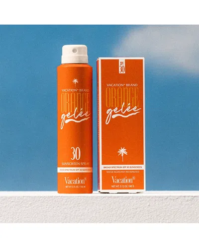 Vacation Orange Gelee Spray Oil Spf 30 Body Sunscreen 5 Oz. In Transparent