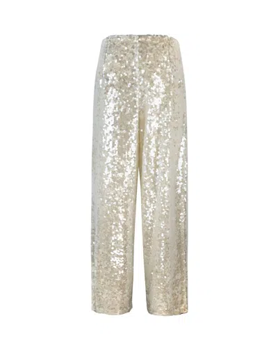 Philosophy Di Lorenzo Serafini Pantalone In Paillettes Champagne