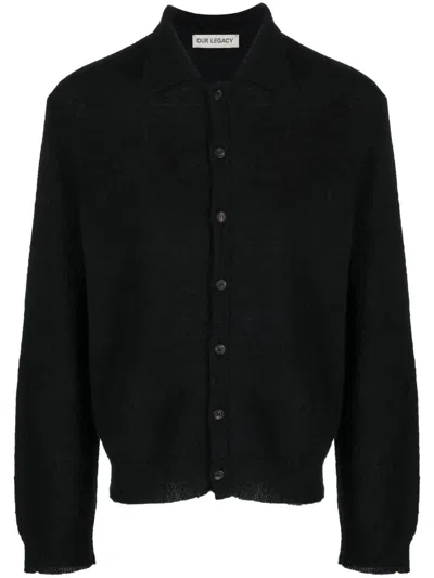 Our Legacy Fine Knit Polo Sweater