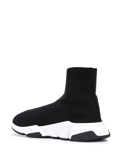 Balenciaga Speed 2.0 Logo-print Glittered Stretch-knit High-top Sneakers