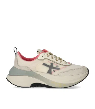 Premiata Hill 7509 Sneaker With Suede And Nylon Accents
