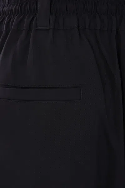 Y-3 Black Drawstring-fastening Shorts In Black
