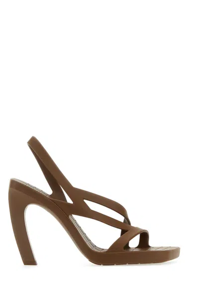 Bottega Veneta Brown Jimbo Heeled Sandals In Brown