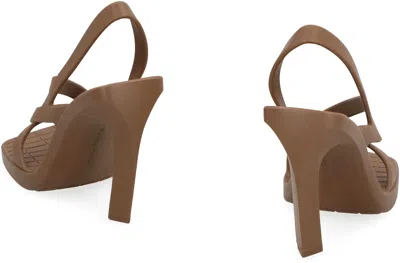 Bottega Veneta Brown Jimbo Heeled Sandals In Brown