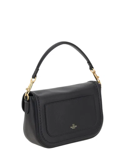 Valentino Garavani Vlogo Signature Leather Bag In Black