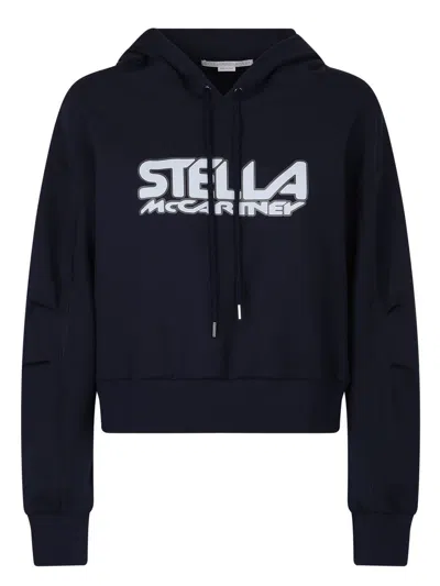 Stella Mccartney Logo Print Jerseysweatshirt Hoodie