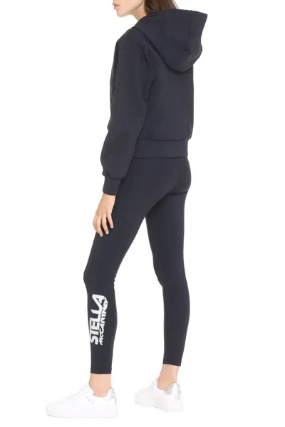 Stella Mccartney Logo Print Jerseysweatshirt Hoodie