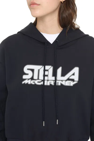Stella Mccartney Logo Print Jerseysweatshirt Hoodie