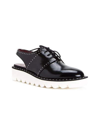 Shop Stella Mccartney ‘odette' Slingback Brogues In Black