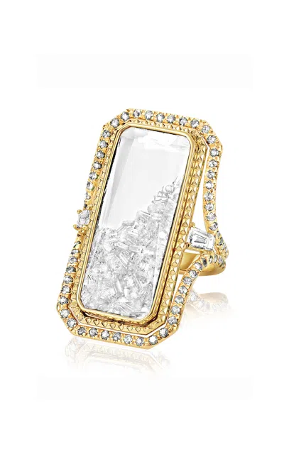 Moritz Glik 18k Gold Diamond Cocktail Ring