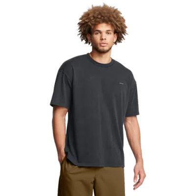Under Armour Heavyweight Logo Wash Men's Oversized Short Sleeve Black