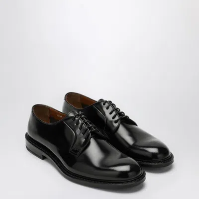 Doucal's Man Lace-up Shoes Midnight Blue Size 6.5 Soft Leather