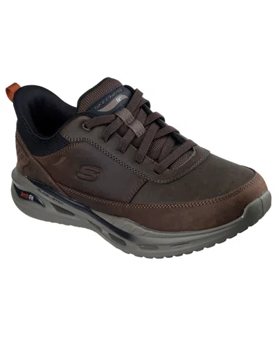 Skechers Arch Fit Orvan Moxley Oxford In Brown