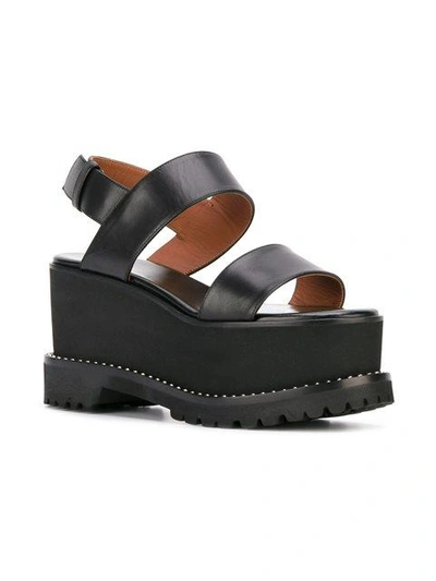 Shop Givenchy Sandalen Mit Plateausohle In Black