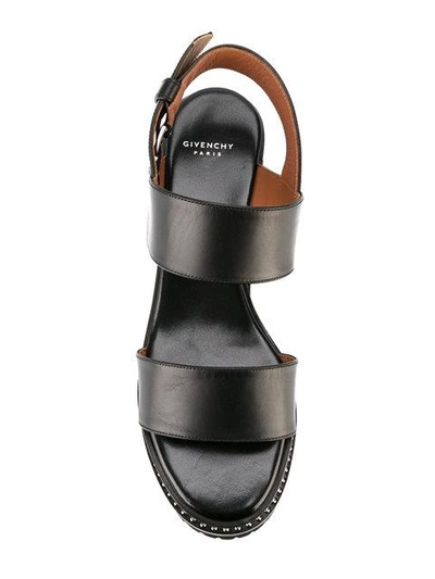 Shop Givenchy Sandalen Mit Plateausohle In Black