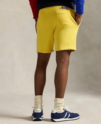 Polo Ralph Lauren Unisex Yankees Fleece Shorts In Yellow