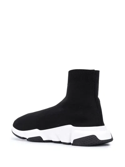 Balenciaga Speed 2.0 Logo-print Glittered Stretch-knit High-top Sneakers
