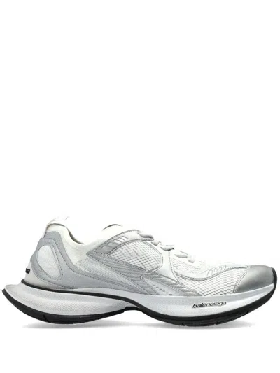 Balenciaga White And Silver Sneaker Circuit