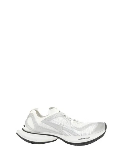 Balenciaga White And Silver Sneaker Circuit