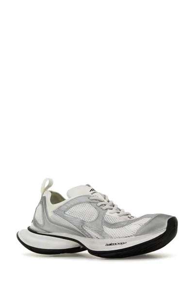 Balenciaga White And Silver Sneaker Circuit