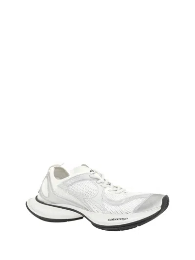 Balenciaga White And Silver Sneaker Circuit