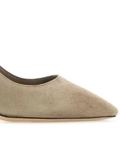Jimmy Choo Cappuccino Suede Romy 85 Pumps In Neutral