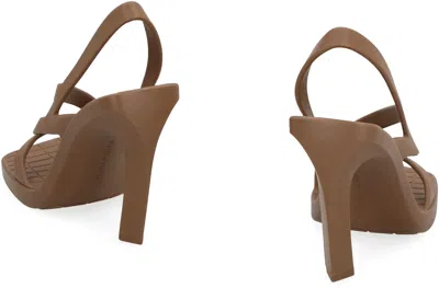 Bottega Veneta Brown Jimbo Heeled Sandals In Brown