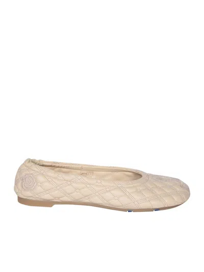Burberry Sadler Leather Ballerina Flats Women