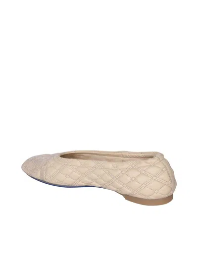 Burberry Sadler Leather Ballerina Flats Women