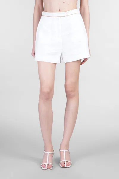 Mvp Wardrobe Shorts In Beige Cotton